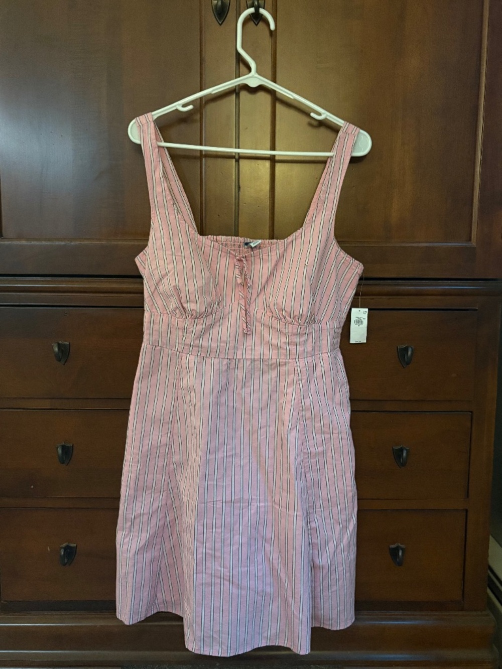 NWT Pink Striped Old Navy Summer Sundress With Pockets